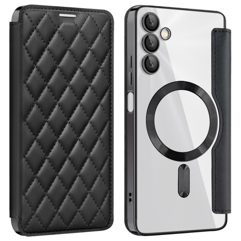 Flip Cover Samsung Galaxy A05s Kompatibel MagSafe Matelassée