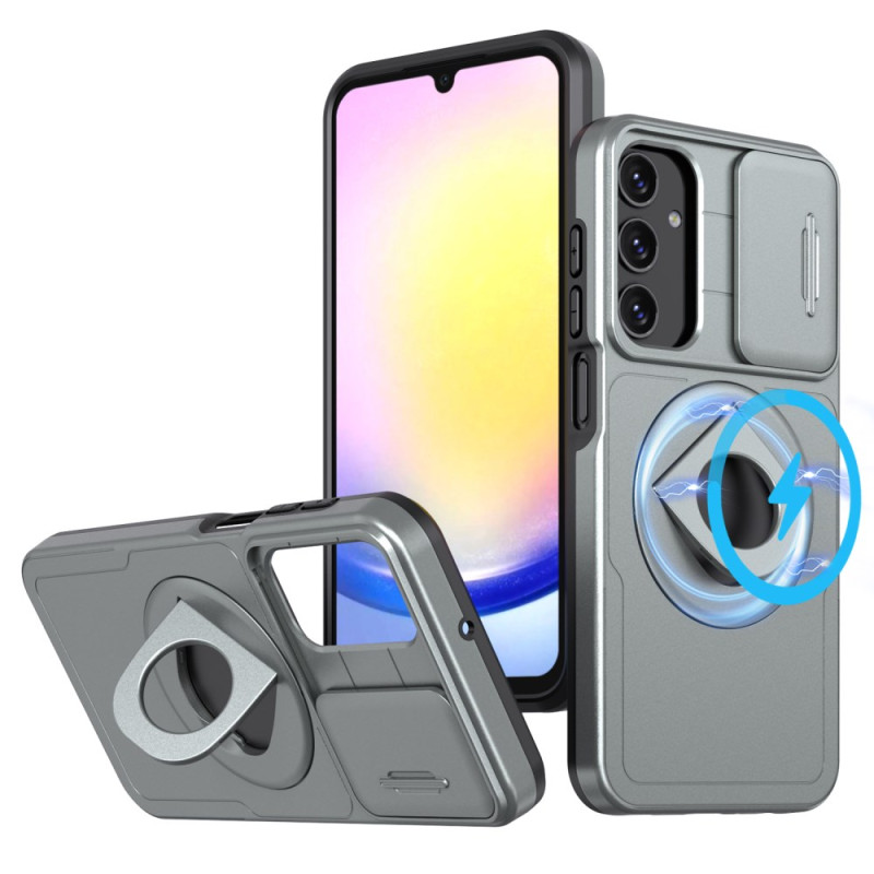 Pure Samsung Galaxy A05s Fodral Integrerat stöd och skjutbart linsskydd