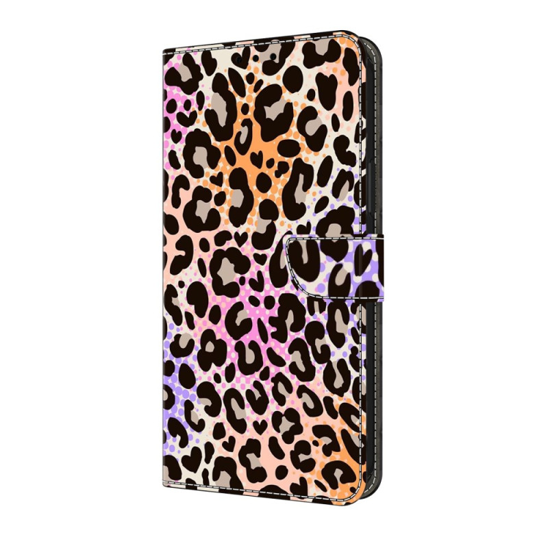 Samsung Galaxy S25 FE Fodral i leopardskinn