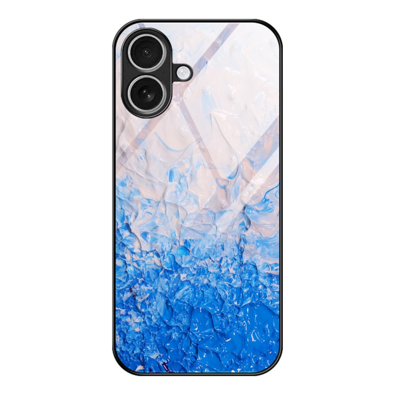 Hårt fodral iPhone 17 härdat glas Marmormönster
