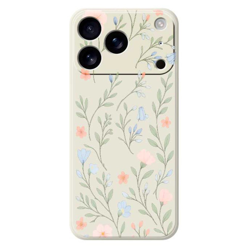 iPhone 17 Pro flytande silikonfodral Floralie
