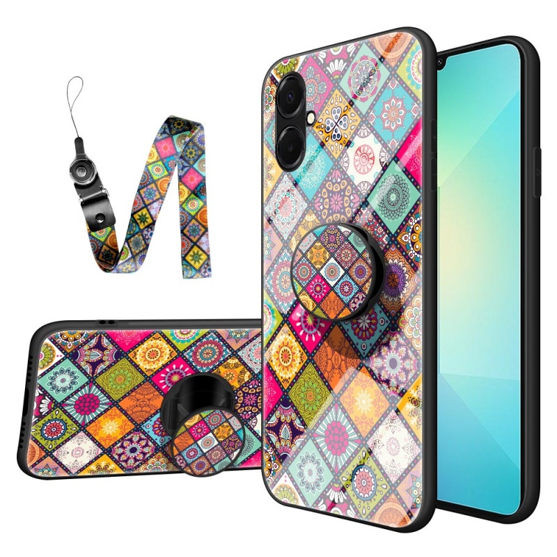 Samsung Galaxy A07 Fodral Patchwork Ring och rem
