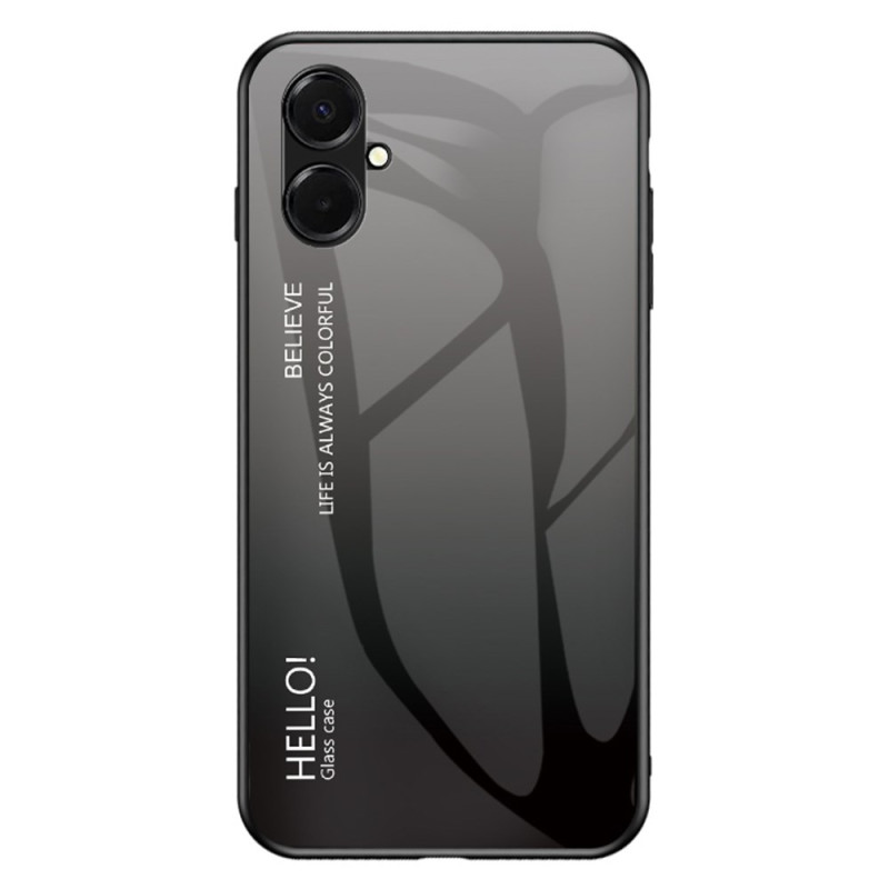 Samsung Galaxy A07 Cover Hello Härdat glas