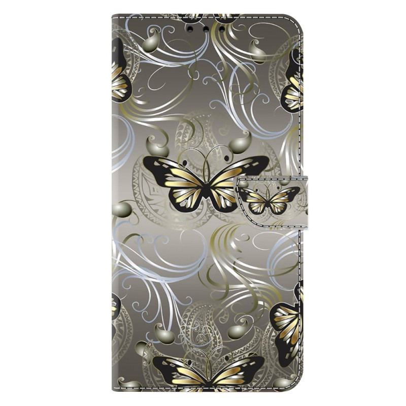 Samsung Galaxy A17 5G Butterflyfodral i spets