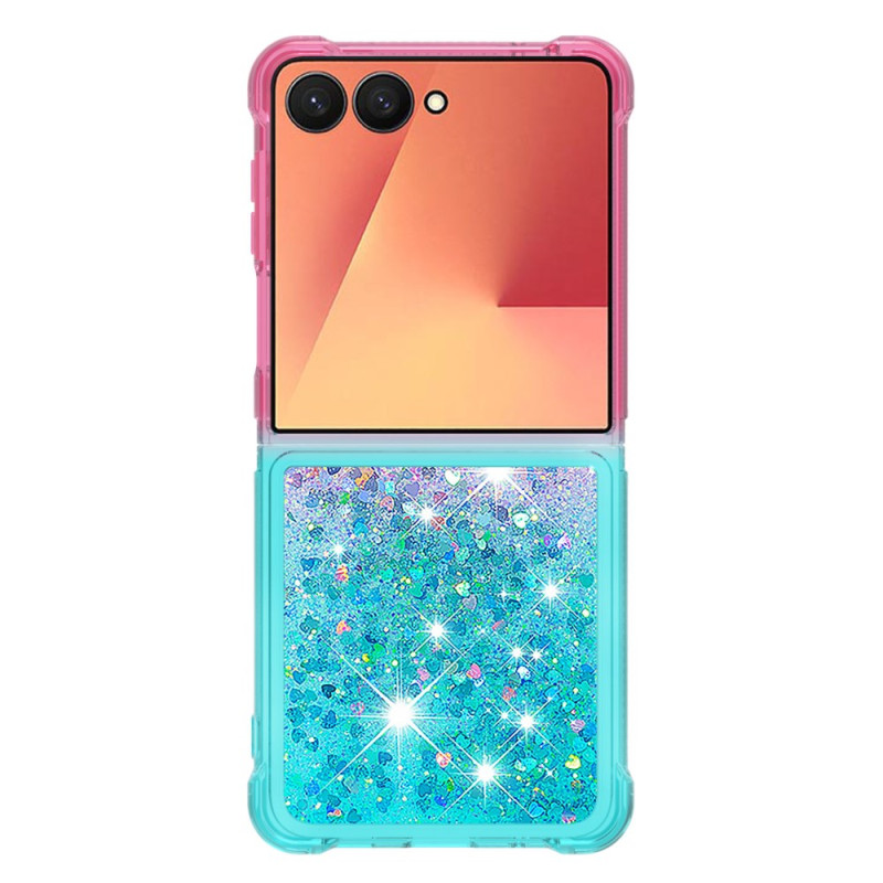 Samsung Galaxy Z Flip 7 Fodral Gradient Glitter