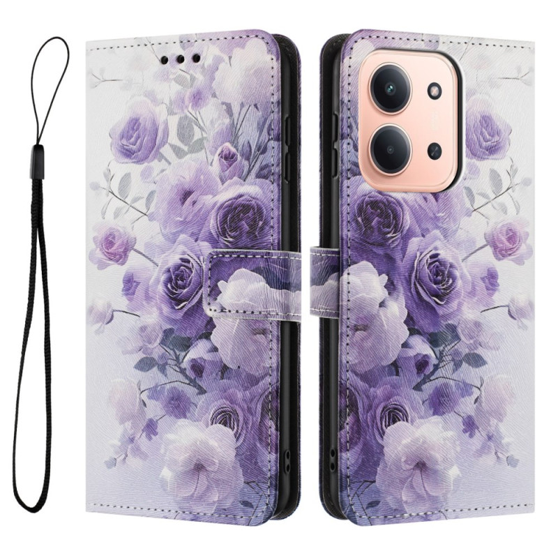 Fodral Xiaomi Redmi 15C 4G Rosor Viollettes