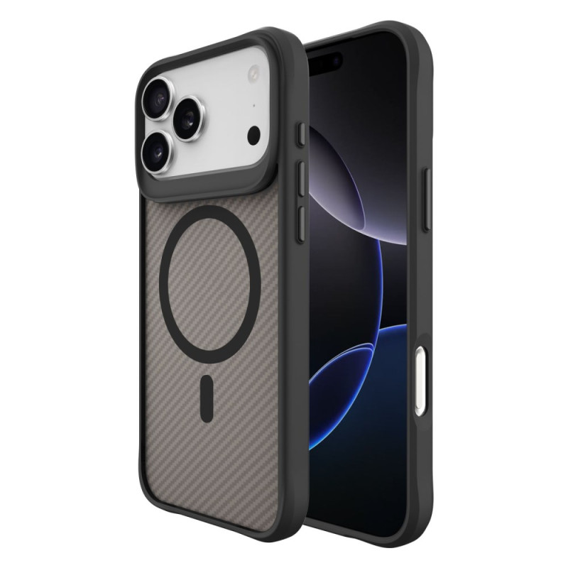 Magnetiskt fodral med kolfiberstruktur för iPhone 17 Pro Max