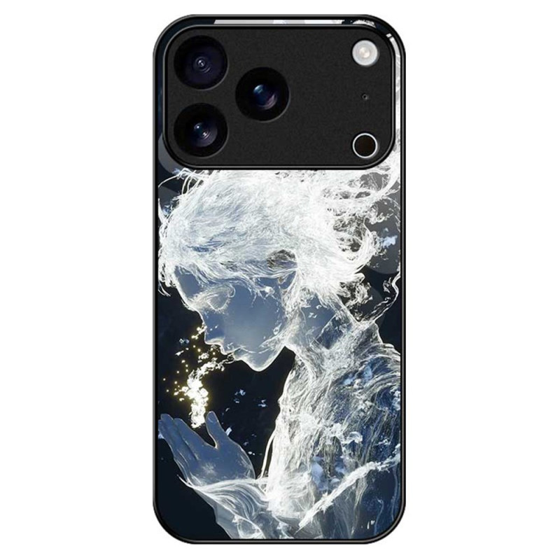 Phone 17 Pro Max Celeste Fodral av härdat glas