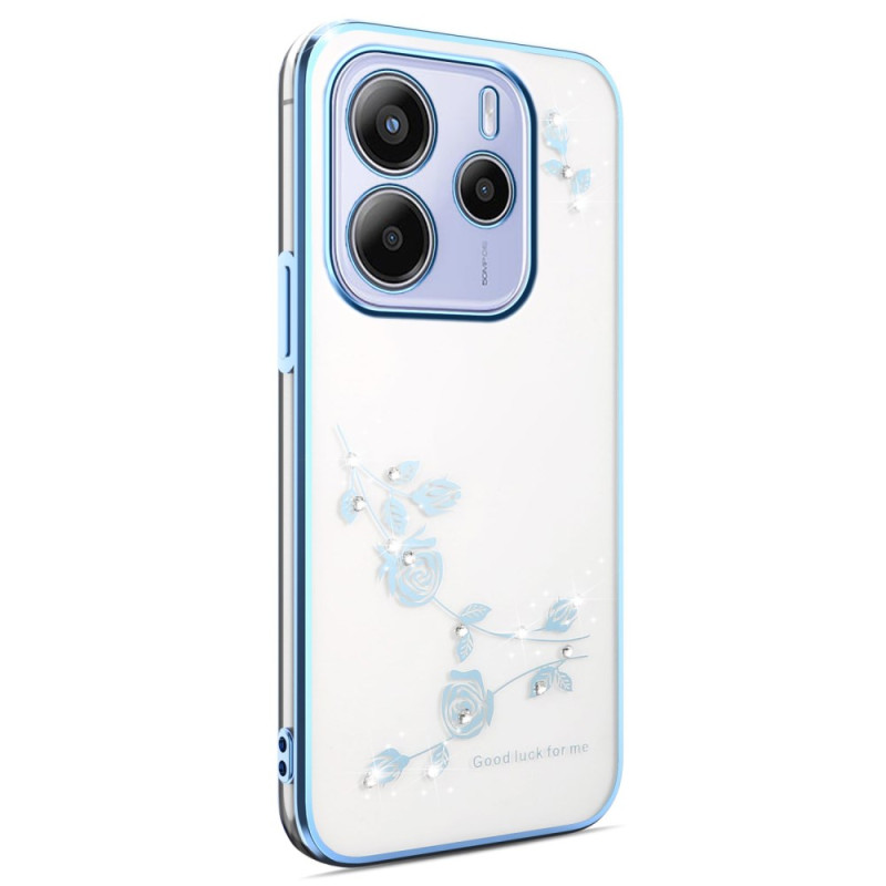 Xiaomi Redmi Note 14 5G Fodral Blommor och strass KADEM