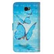 Samsung Galaxy J4 Plus fodral Flygande blå fjärilar