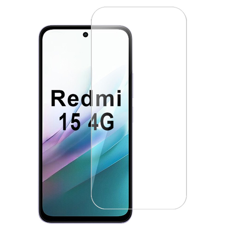 Protection en verre Trempé pour Écran Xiaomi Redmi 15 4G