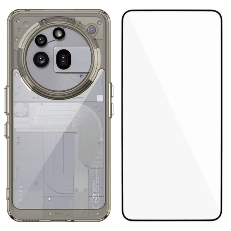 Nothing Phone (3a) Pro Hybrid-fodral med skärmskydd