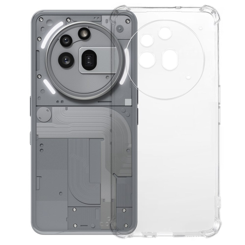 Nothing Phone (3a) Pro transparent stötsäkert fodral