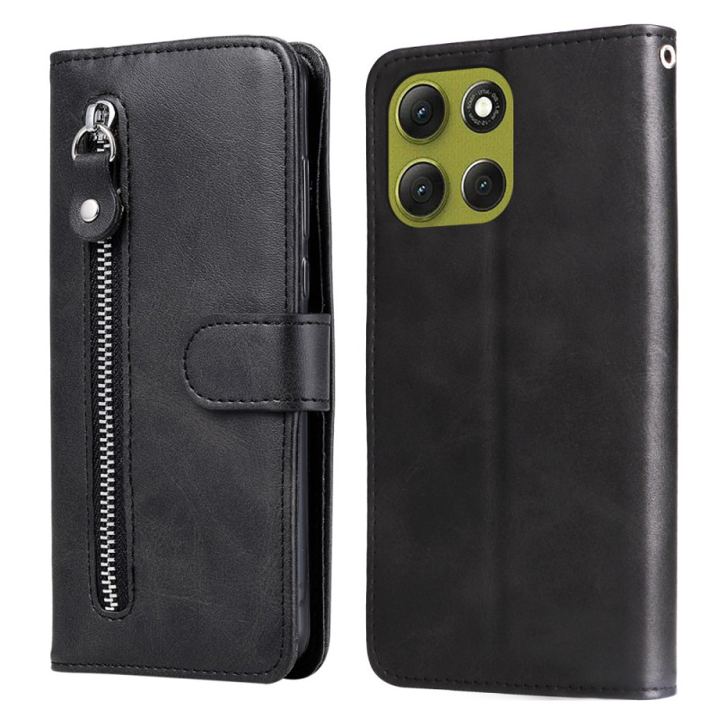Moto G86 5G / G86 Power 5G Fodral med dragkedja och ficka