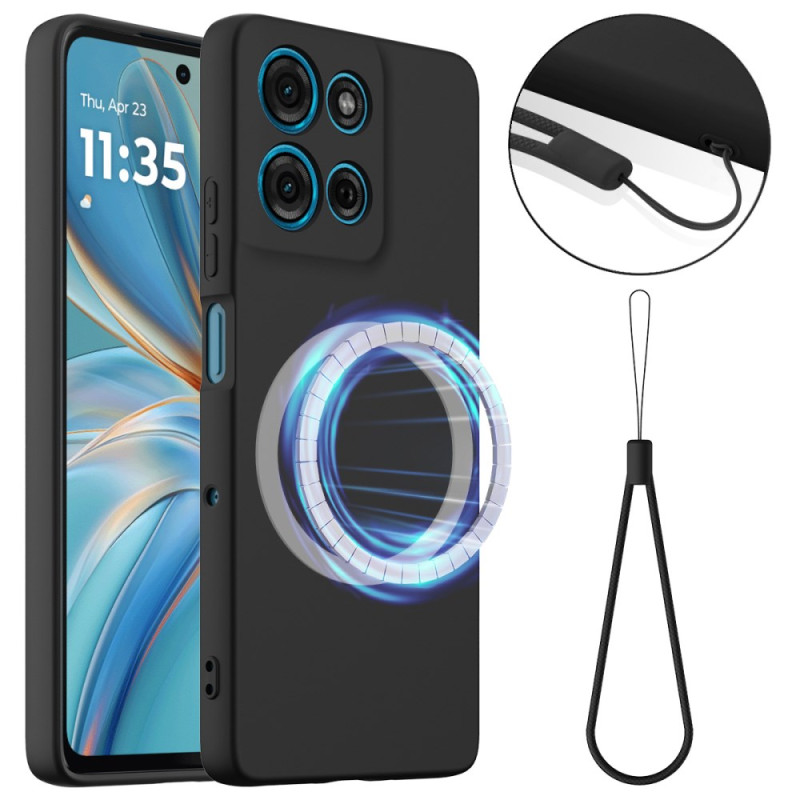 Moto G56 5G Kompatibelt fodral MagSafe Silikon Flytande