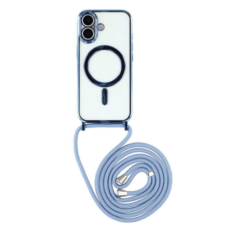 Genomskinlig MagSafe-kompatibelt fodral för iPhone 17-sladd