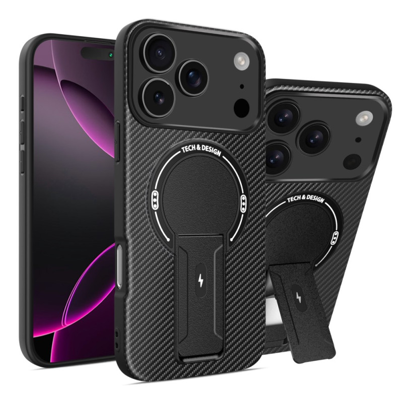 Robust iPhone 17 Pro-fodral med stativ