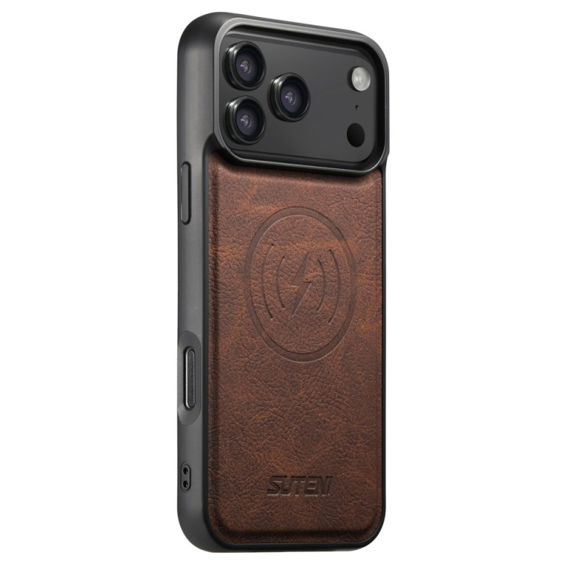 iPhone 17 Pro Fodral MagSafe Kompatibel Lychee Textur