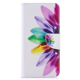 Huawei Y7 2019 vattenfärg blomma skal