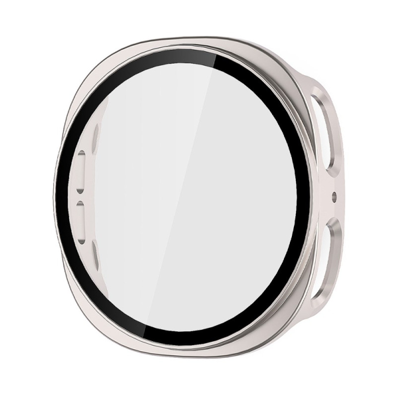 Samsung Galaxy Watch8 44mm plastfodral med skärmskydd av härdat glas
