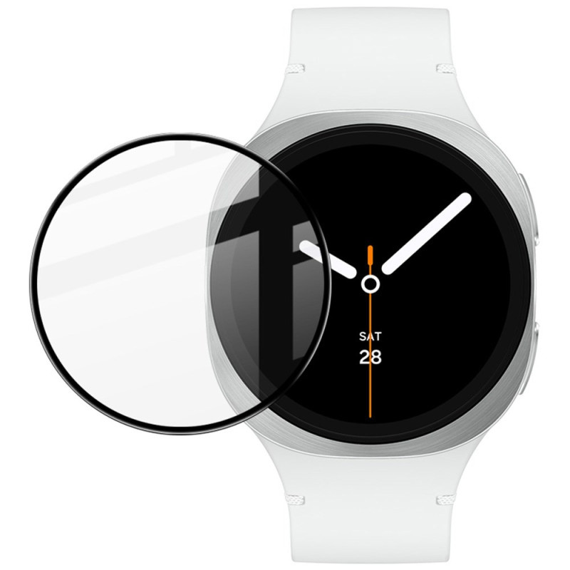 Skärmskydd i härdat glas för Samsung Galaxy Watch8 40mm (svart version)