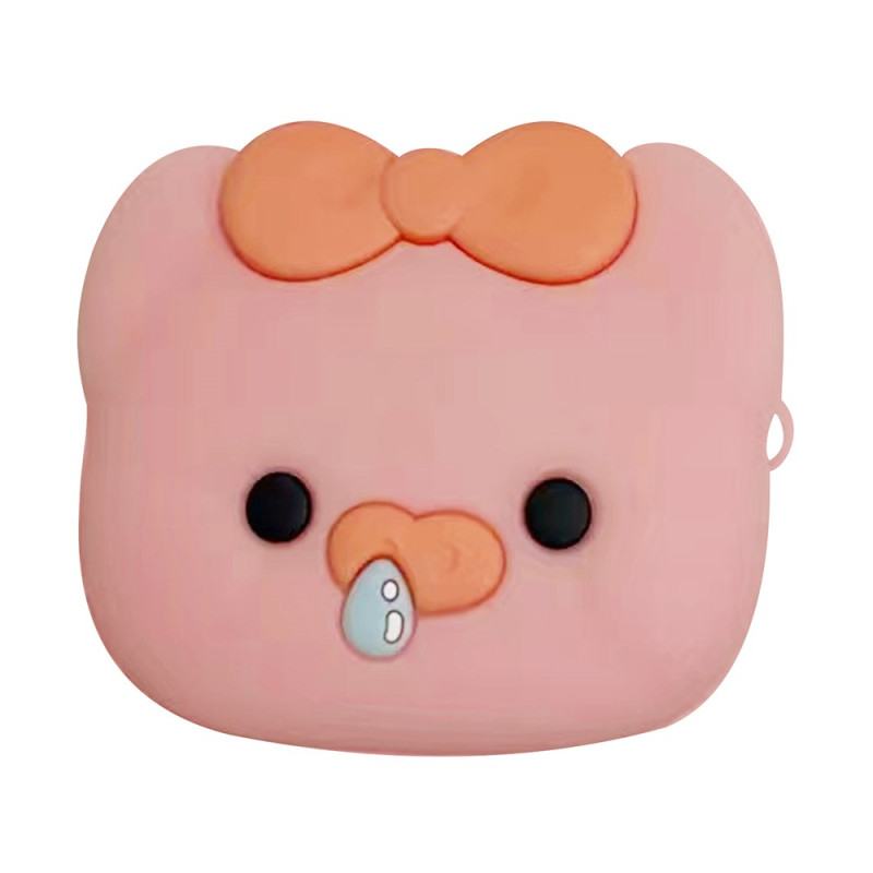 Samsung Galaxy Buds FE Fodral Gris med fjärilsbåge