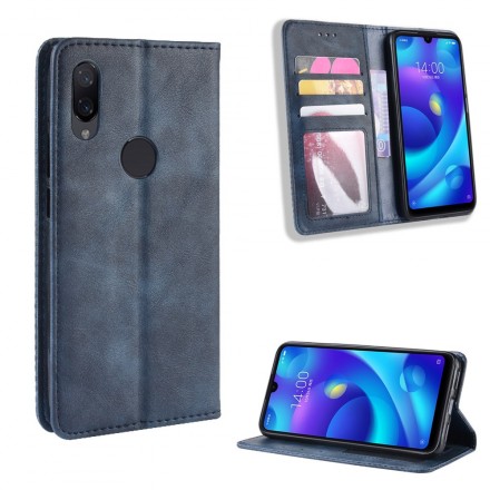 Flip Cover Xiaomi Redmi Note 7 Vintage Läder Effekt Styling