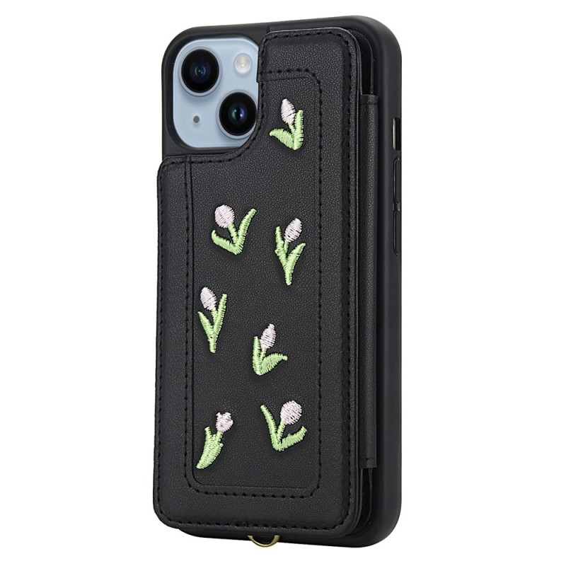 Fodral iPhone 15 Korthållare och nyckelband
