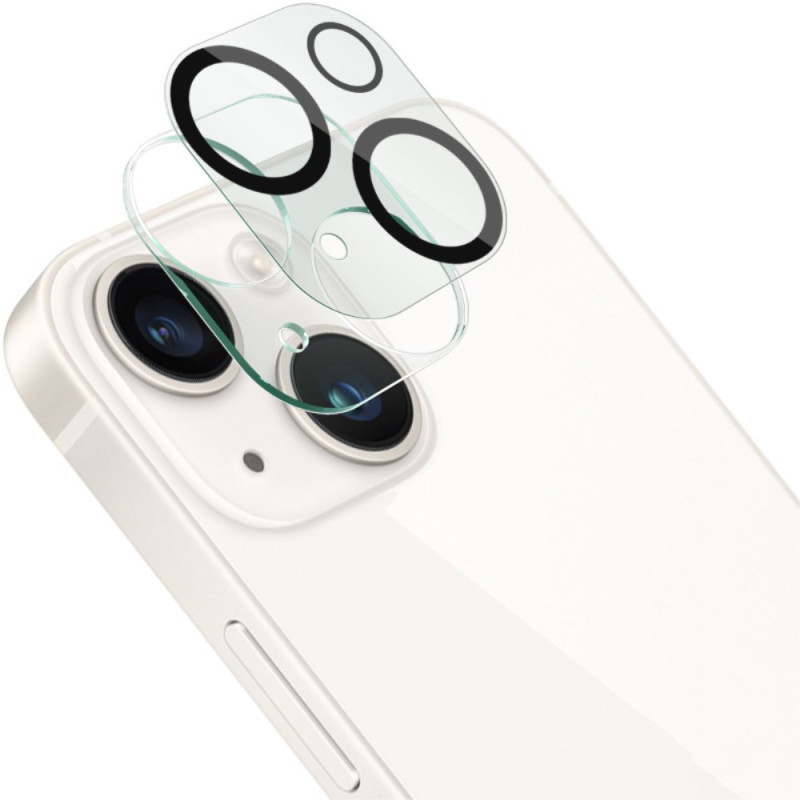 Skyddslins i härdat glas för iPhone 15 / 15 Plus (svarta cirklar) IMAK