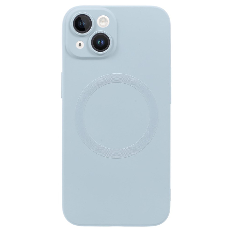 iPhone 15 Plus Fodral MagSafe Silikon med linsskydd