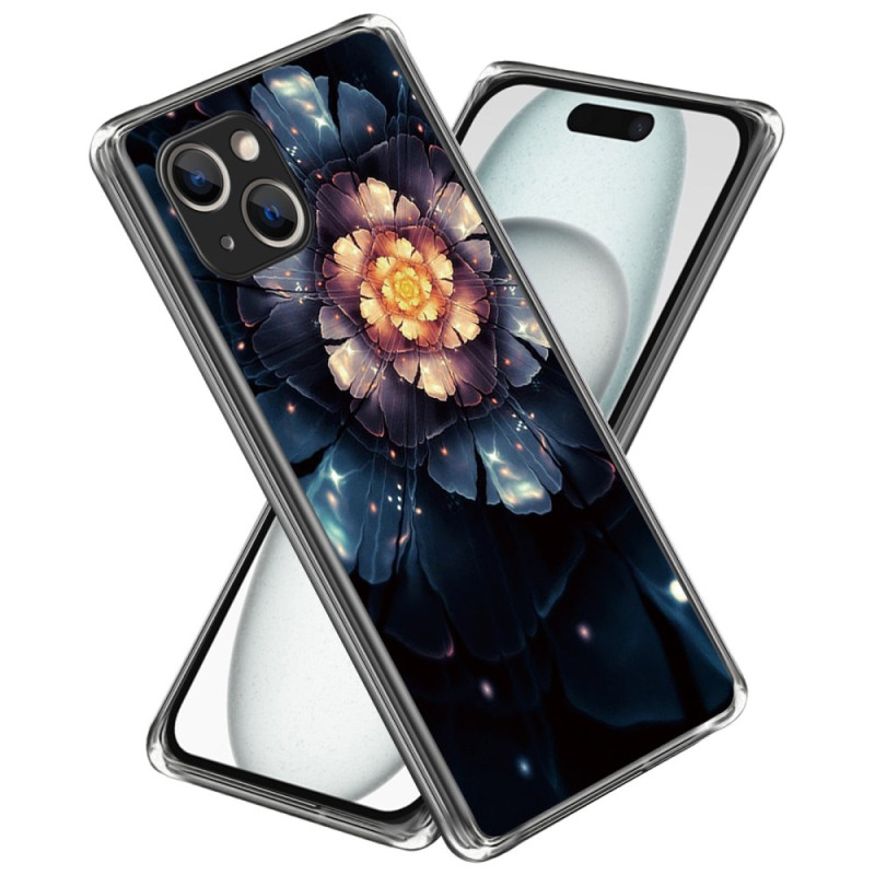 Fodral iPhone 15 Plus Färgad blommig design
