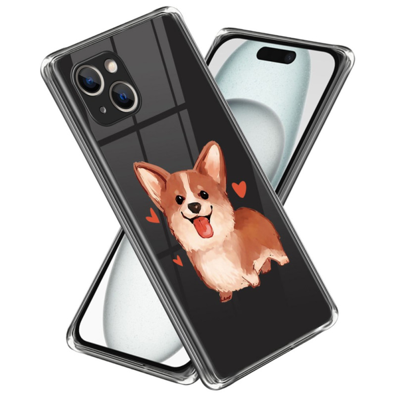 Fodral iPhone 15 Plus Hund