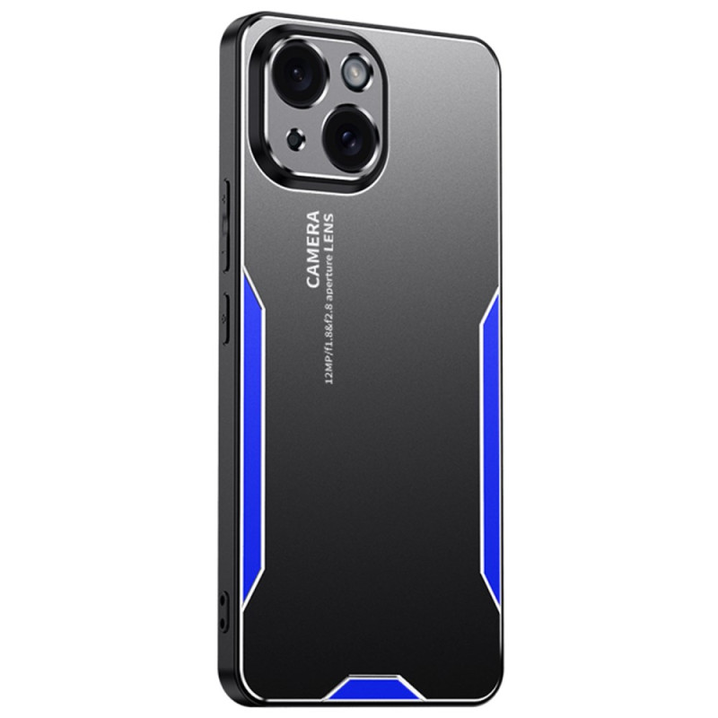 Fodral för iPhone 15 Plus med metalleffekt