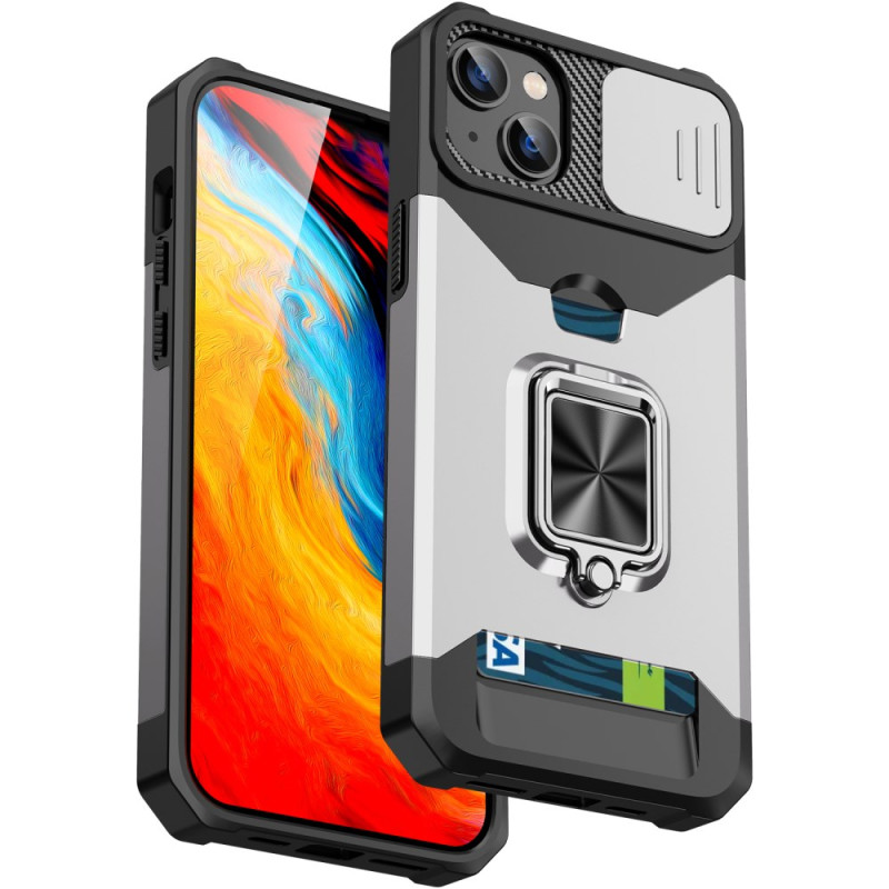 Skyddsfodral för iPhone 15 Plus med glidande lins