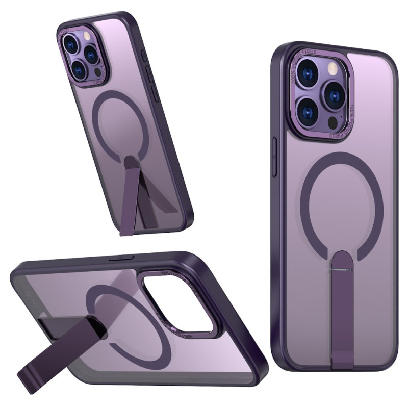 iPhone 15 Pro Fodral MagSafe Frostat med kickstand