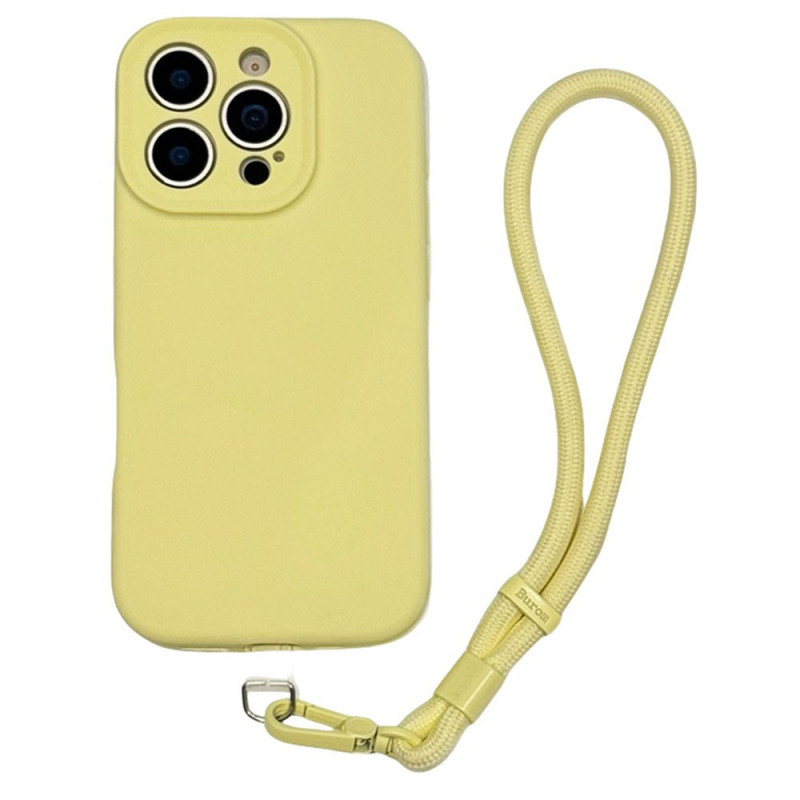 Fodral och rem i flytande silikon för iPhone 15 Pro