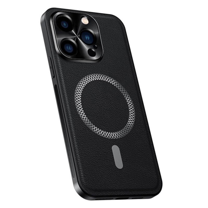 Fodral iPhone 15 Pro Max MagSafe Förstärkt läder Effekt