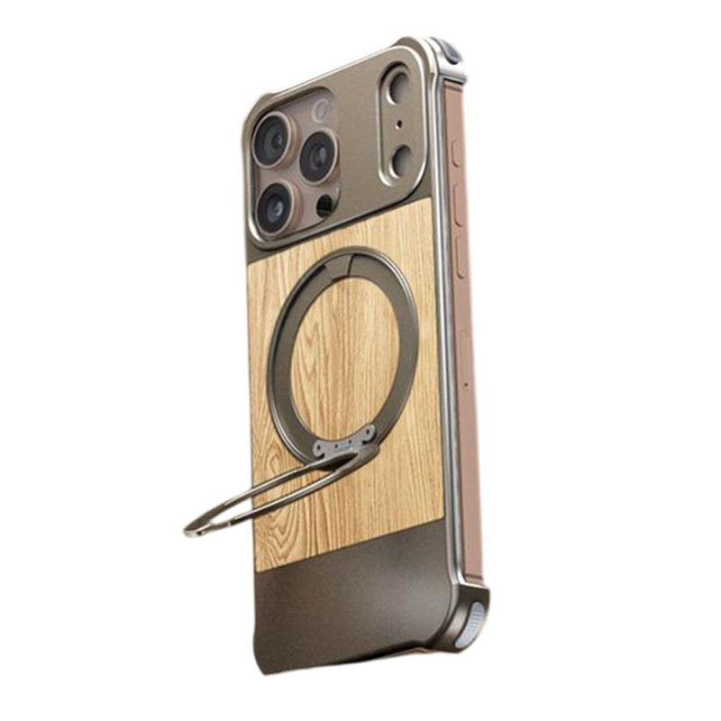 iPhone 15 Pro Max MagSafe Premiumfodral med träeffekt