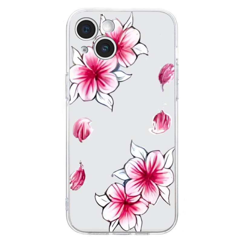 Fodral iPhone 14 Rosa blommig design
