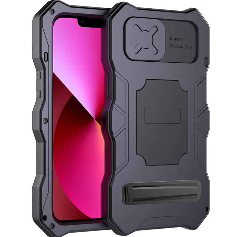 Stötsäkert fodral för iPhone 14 med stöd och linsskydd