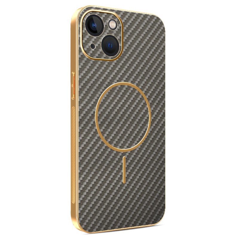 iPhone 13 Fodral Magsafe Kolfiber Textur