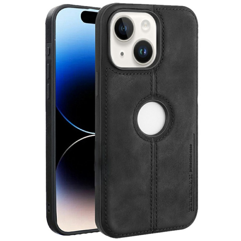 iPhone 13-fodral med lädereffekt Logotyputskärning