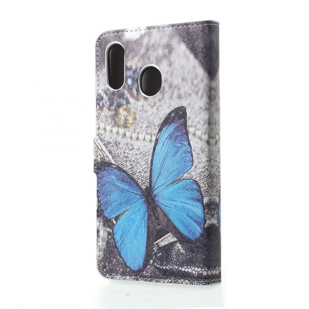 Samsung Galaxy A30 fodral Fjärilar och blommor