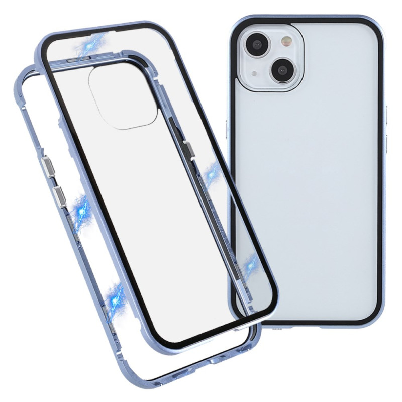 iPhone 13 Fodral av härdat glas och metall