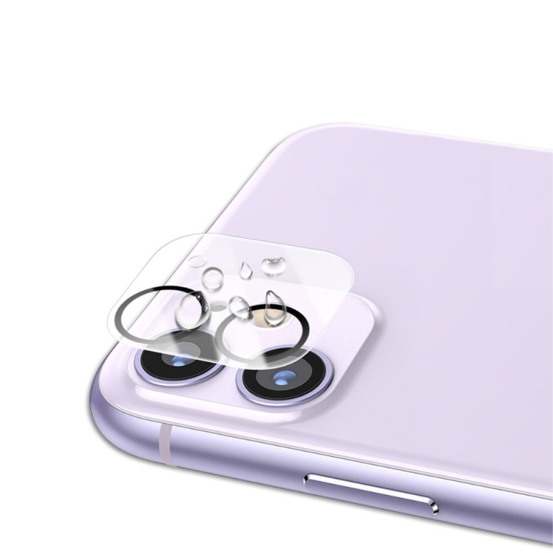iPhone 11 Skyddslins av härdat glas (svarta cirklar)