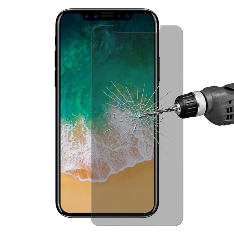 Spion Resistant skärmskydd av härdat glas för iPhone 11 Pro / XS och X