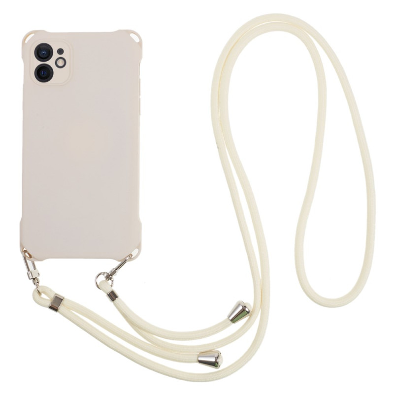 iPhone 12 Silikonförstärkt fodral med dragsko
