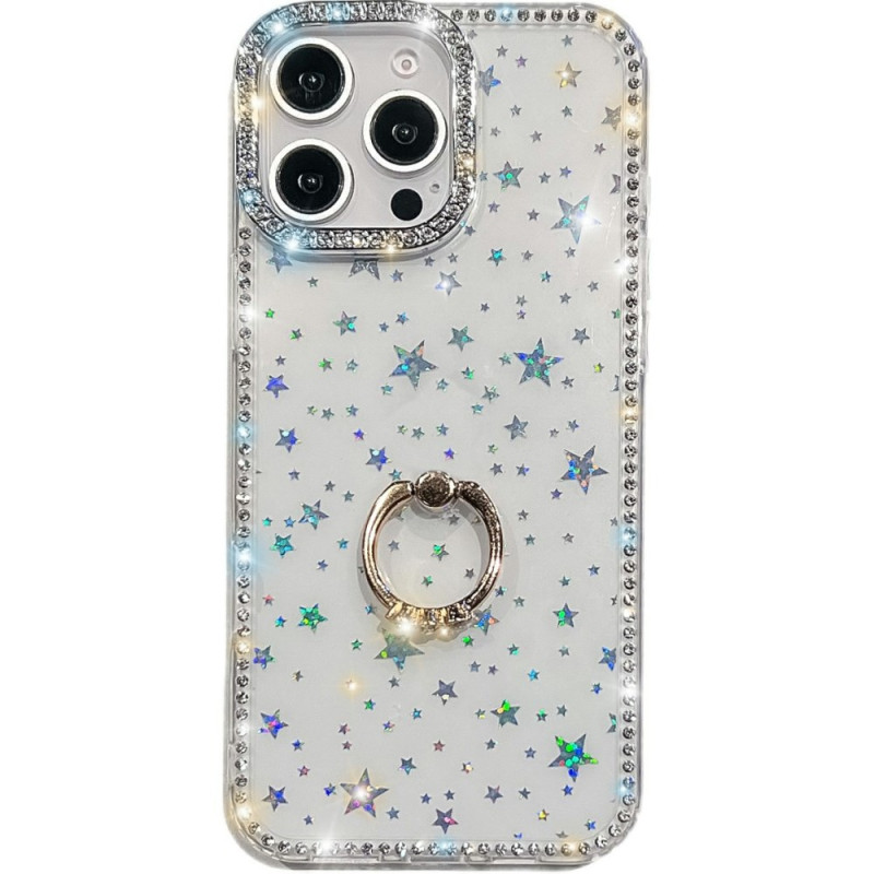 Fodral iPhone 14 Pro Support-Ring och Strass