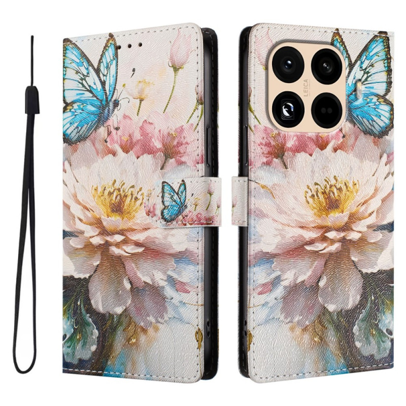 FlowerHousse Xiaomi 15T Pro Blomma och fjäril