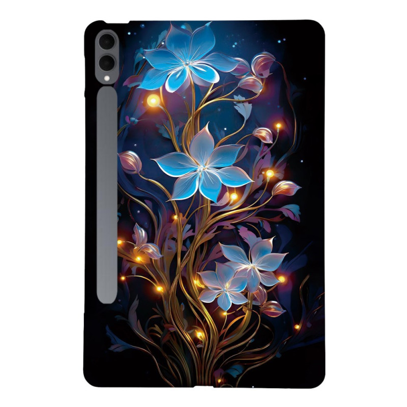 Samsung Galaxy Tab S11 Ultra Fodral Blå blommor
